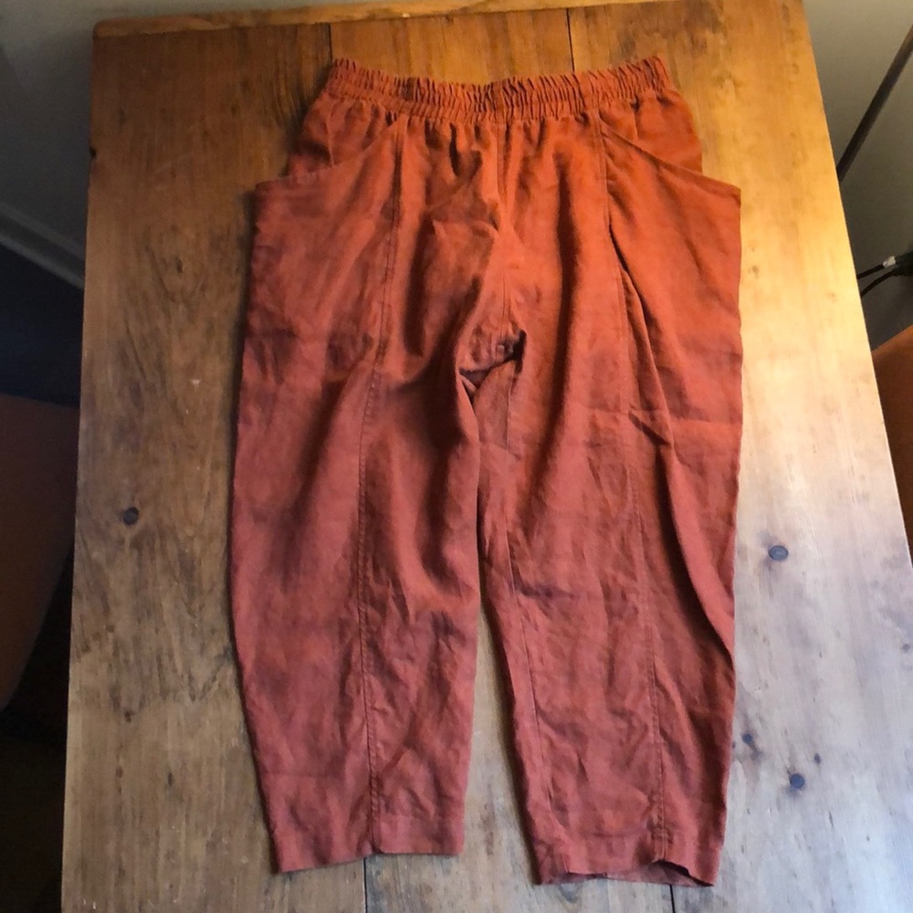 Elizabeth Suzann Linen Clyde Pants - Terra